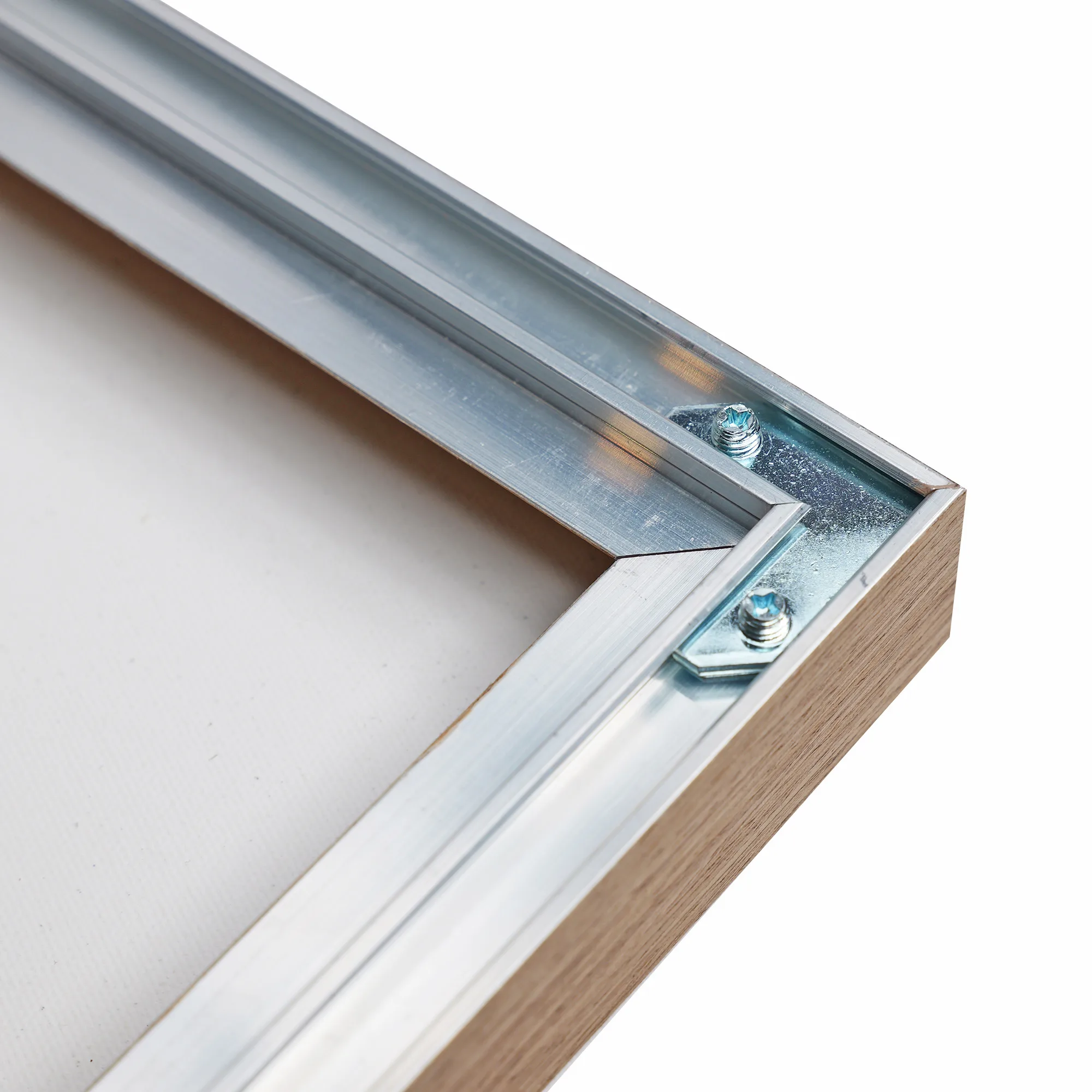 24 x 24" Floater Frame - Oak - 1.5" depth - Image 3