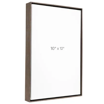 10 x 12" Floater Frame - Dark Oak - 1.5" depth