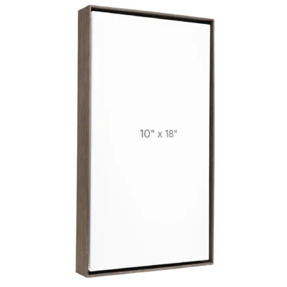 10 x 18" Floater Frame - Dark Oak - 1.5" depth