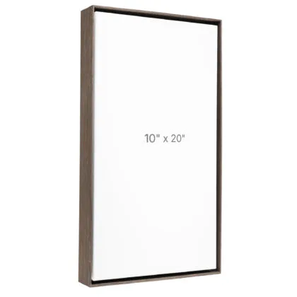 10 x 20" Floater Frame - Dark Oak - 1.5" depth