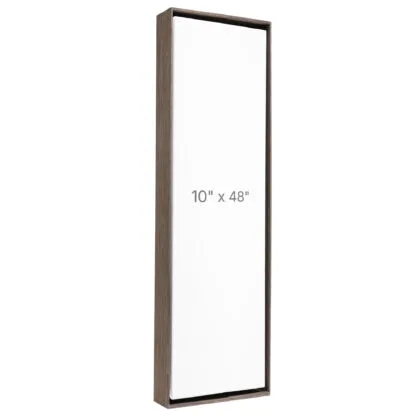 10 x 48" Floater Frame - Dark Oak - 1.5" depth