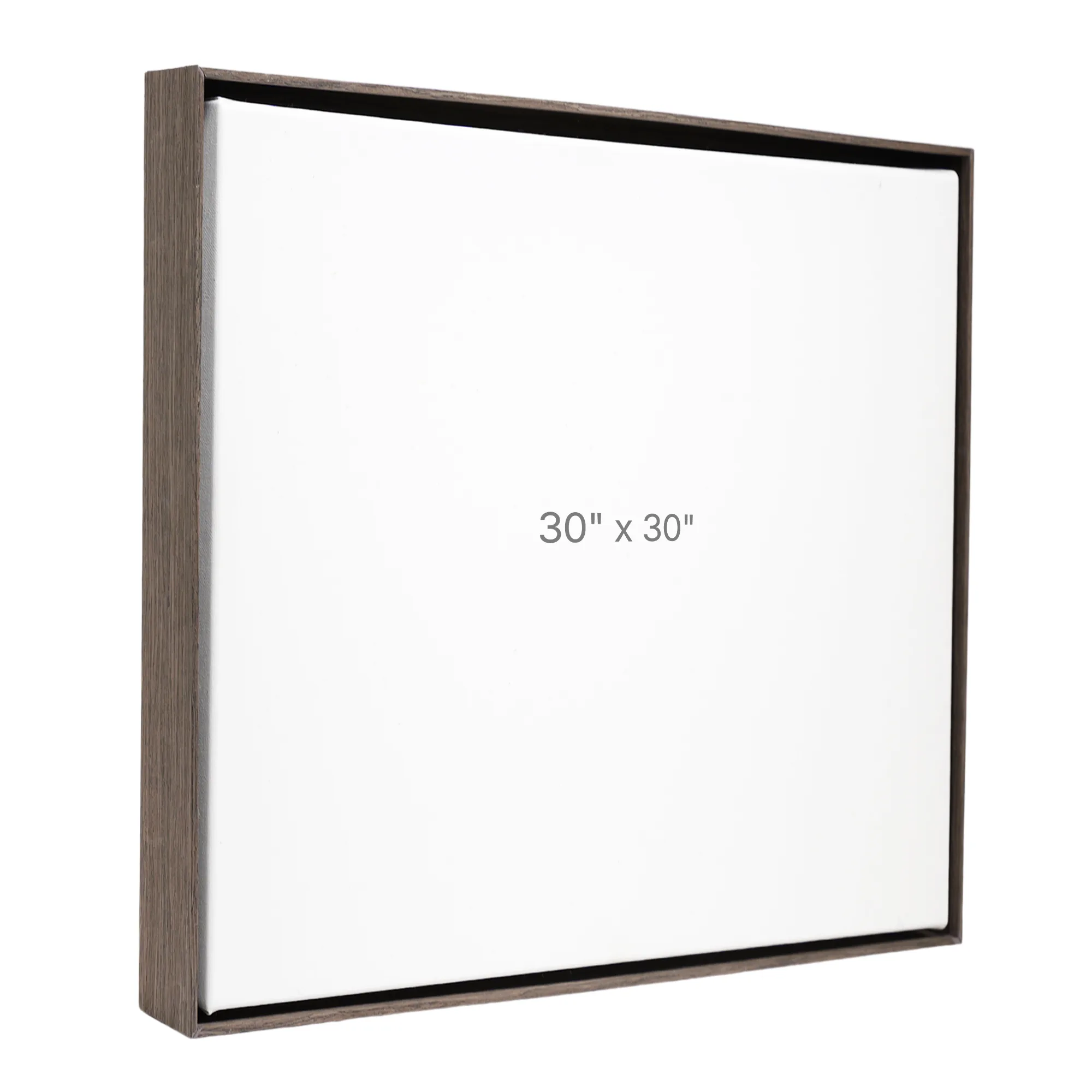 30 x 30" Floater Frame - Dark Oak - 1.5" depth