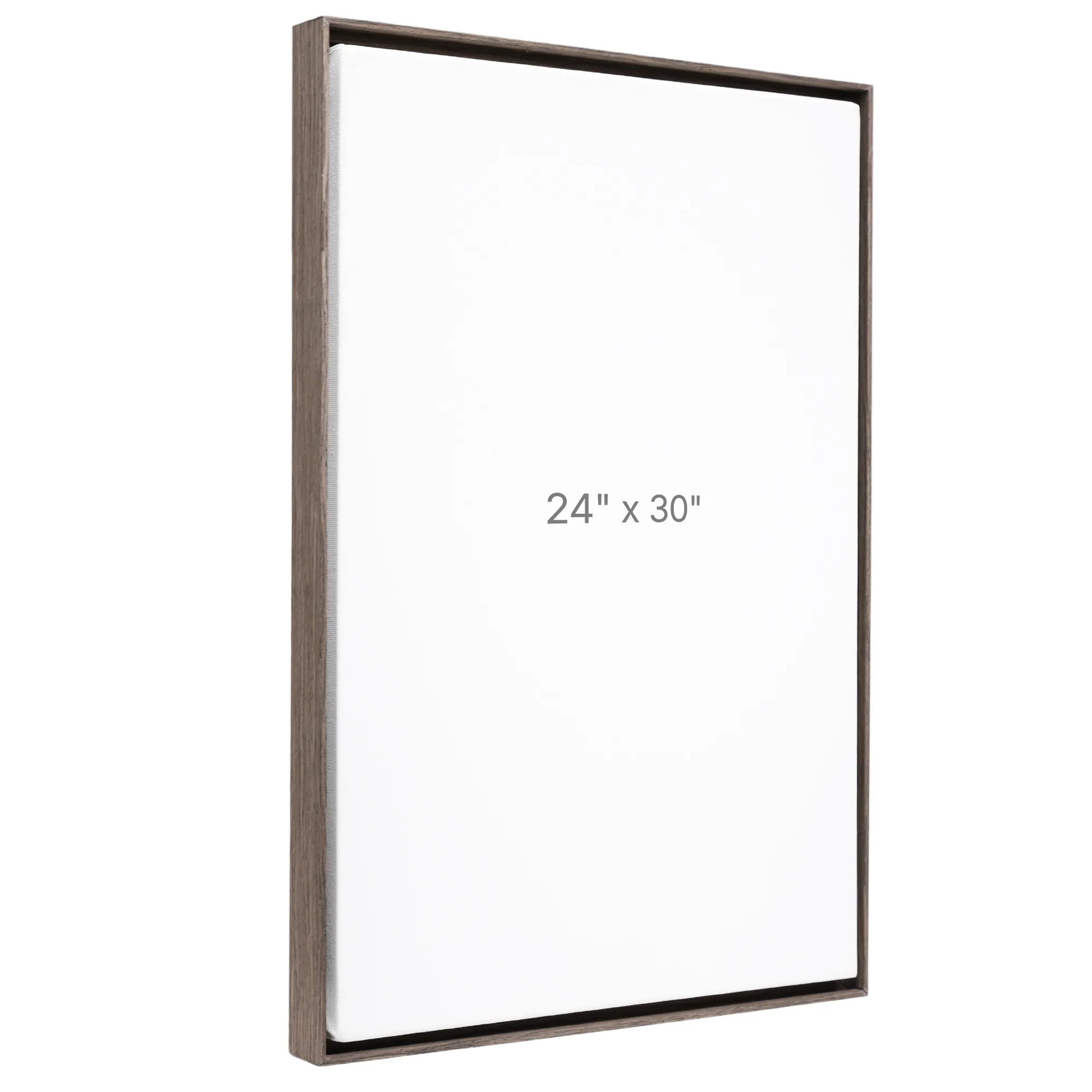 24 x 30" Floater Frame - Dark Oak - 0.75" depth