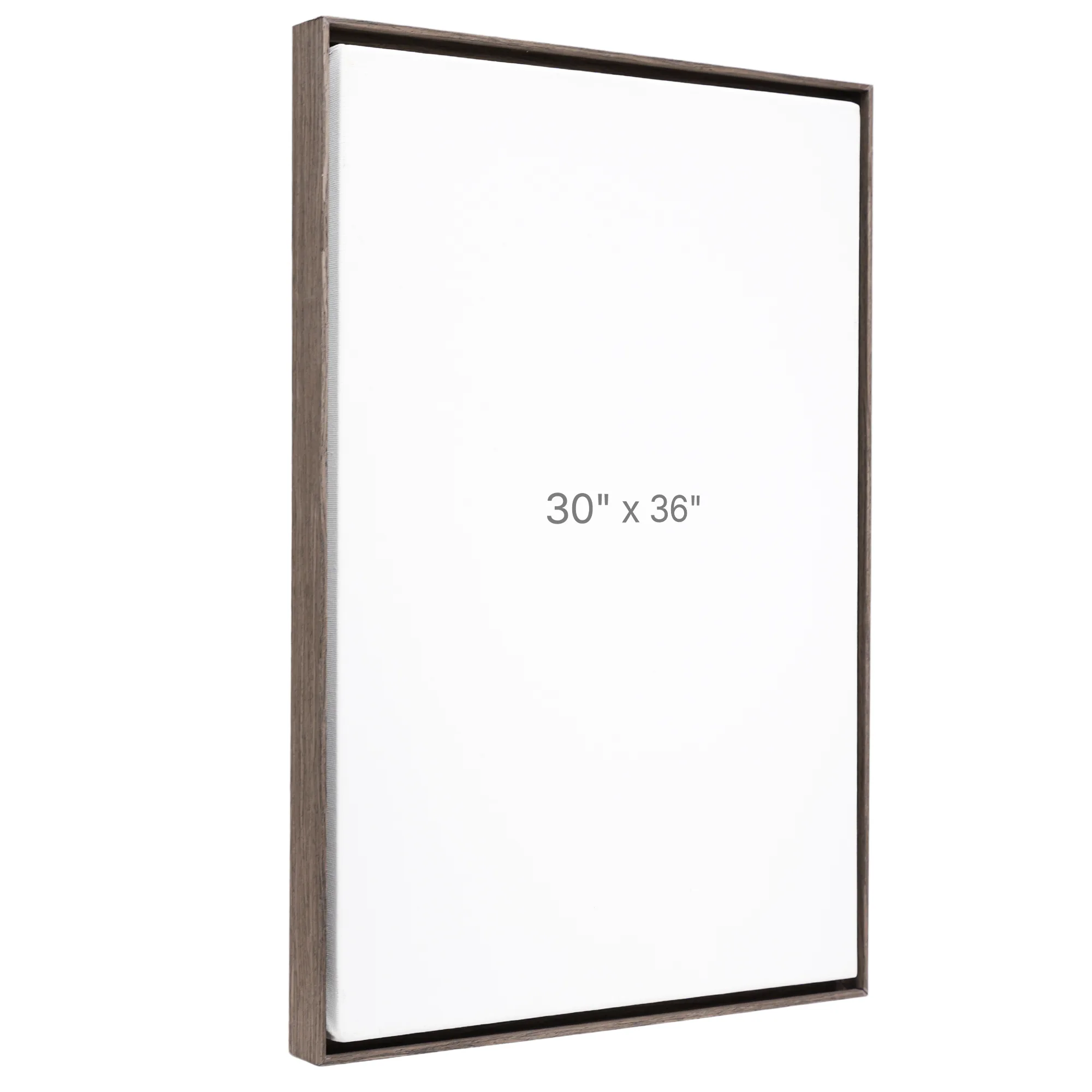 30 x 36" Floater Frame - Dark Oak - 0.75" depth