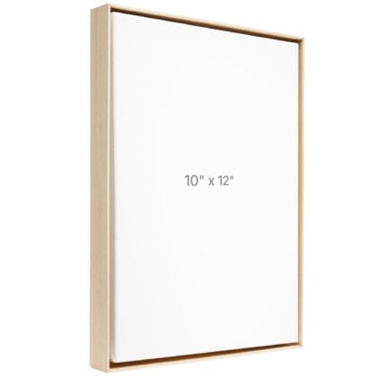 Cadre Flottant 10 x 12" - Chêne - 1.5" profond.