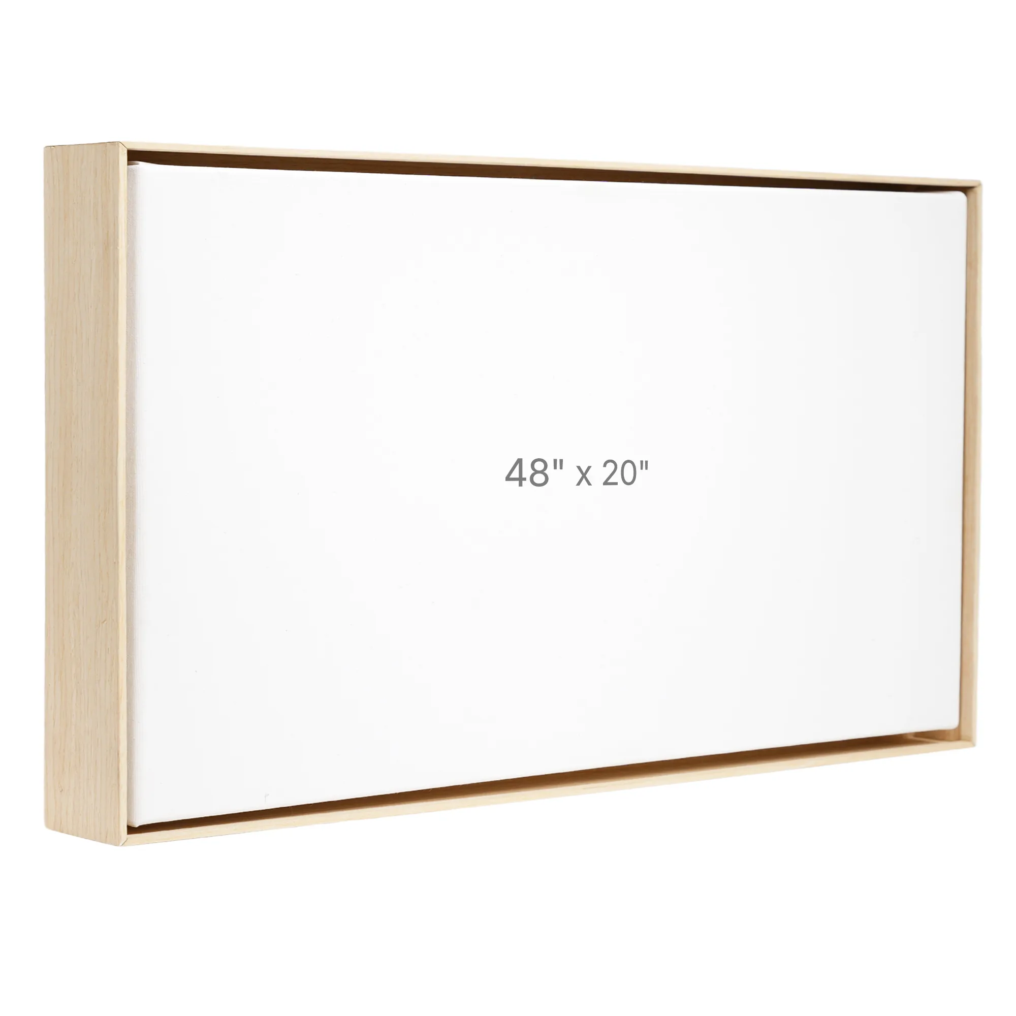 48 x 20" Floater Frame - Oak - 1.5" depth
