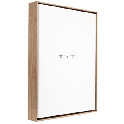 10 x 12" Floater Frame - Walnut - 1.5" depth