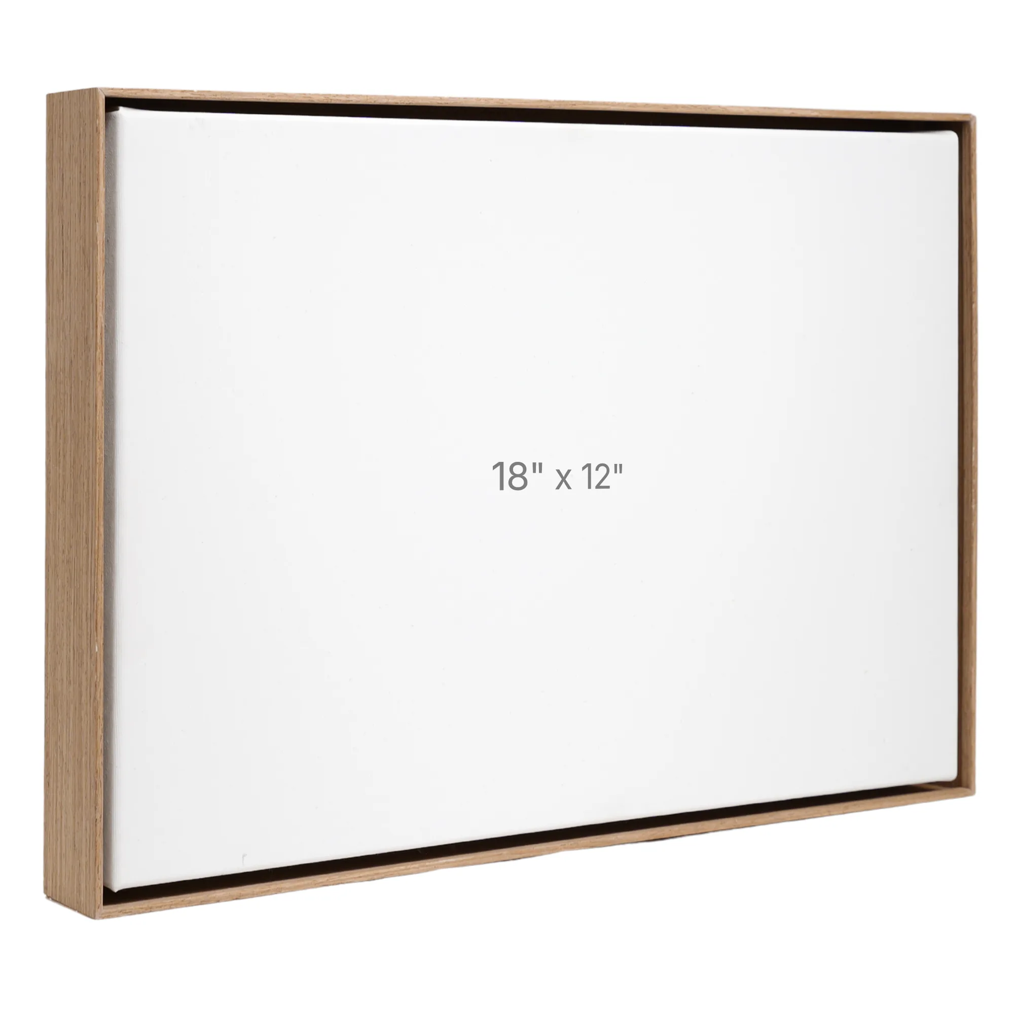 18 x 12" Floater Frame - Walnut - 1.5" depth