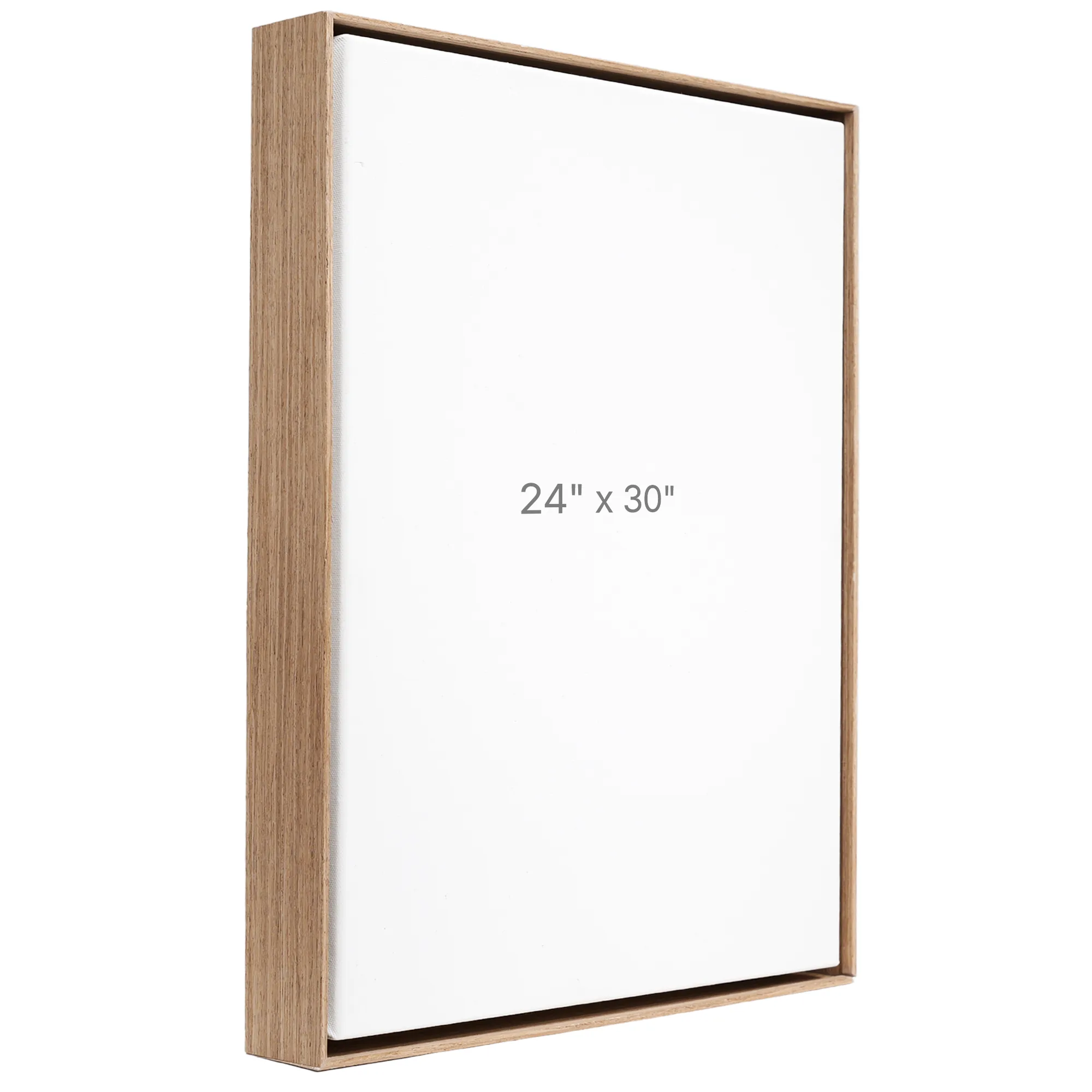 24 x 30" Floater Frame - Walnut - 1.5" depth