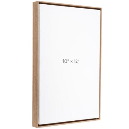 10 x 12" Floater Frame - Walnut - 0.75" depth
