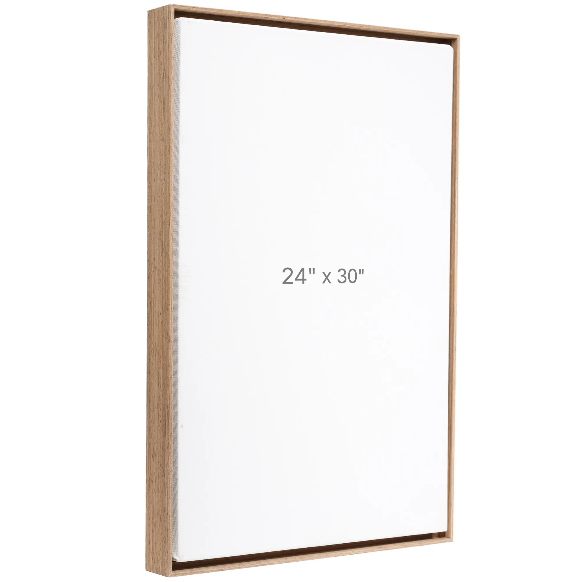 24 x 30" Floater Frame - Walnut - 0.75" depth