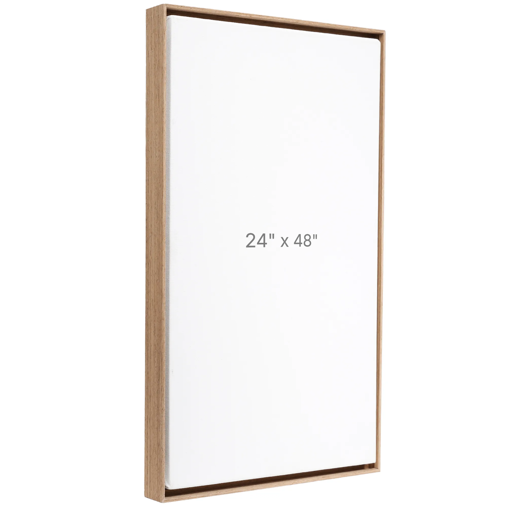 Cadre Flottant 24 x 48" - Noyer - 0.75" profond.