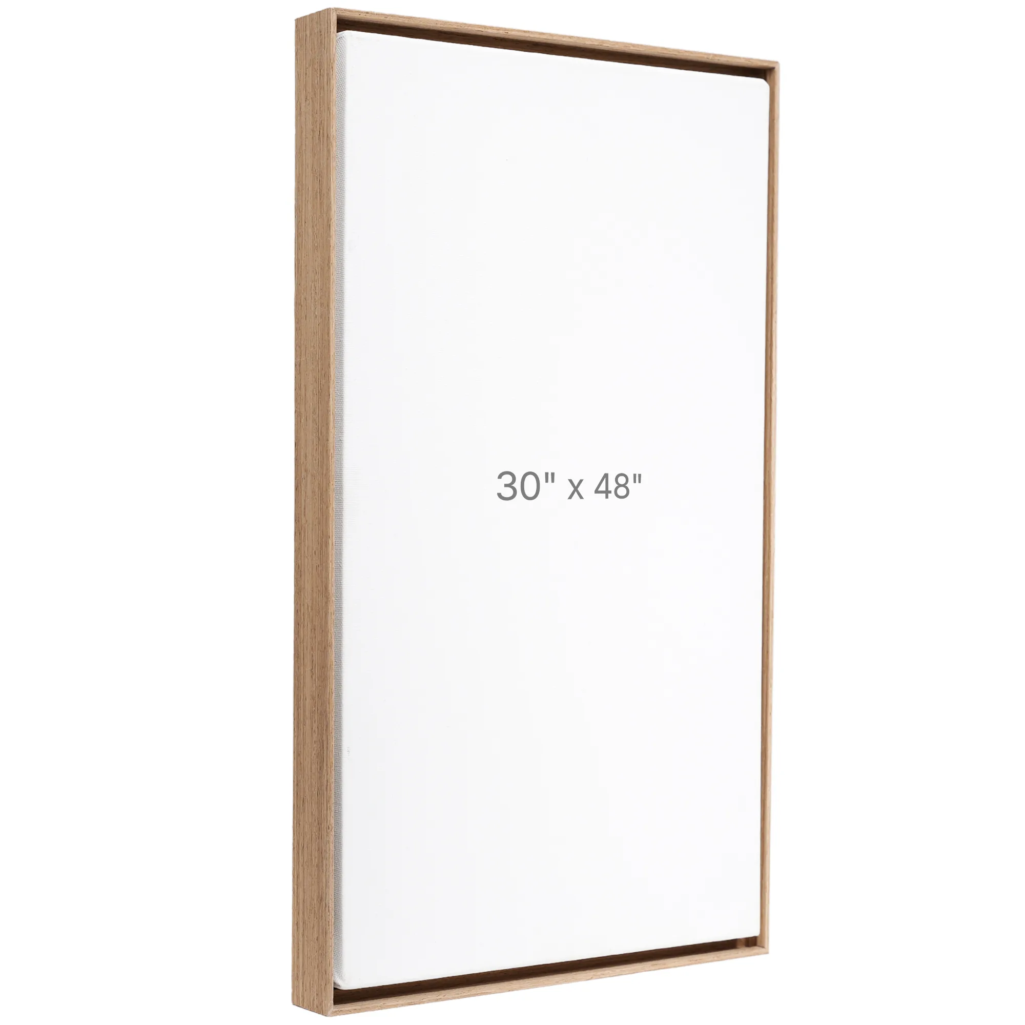 30 x 48" Floater Frame - Walnut - 0.75" depth
