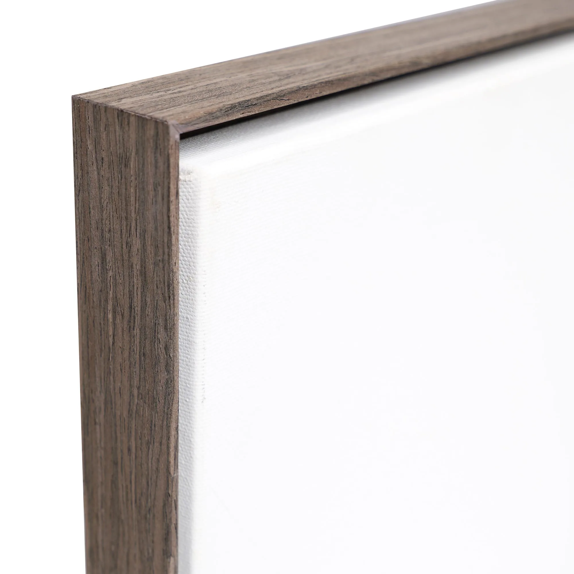 24 x 24" Floater Frame - Dark Oak - 0.75" depth - Image 2
