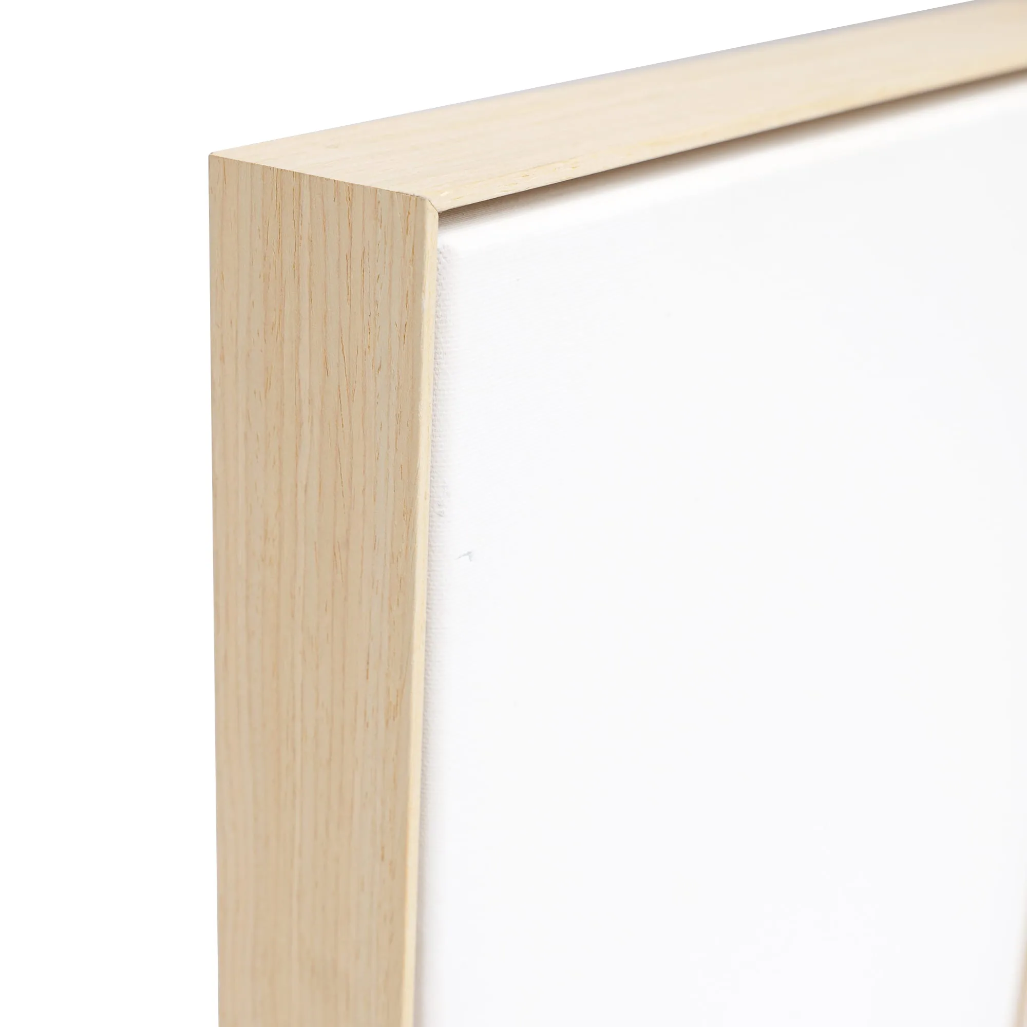 24 x 24" Floater Frame - Oak - 1.5" depth - Image 2