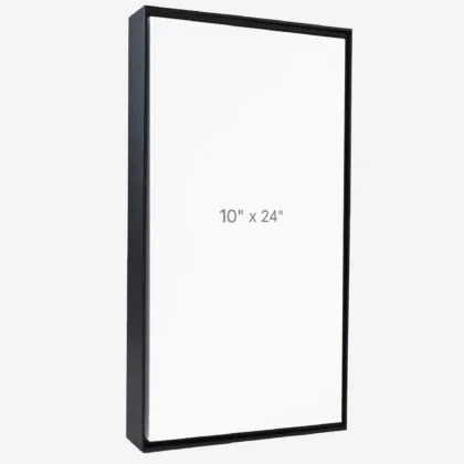 10 x 24" Floater Frame - Black - 1.5" depth