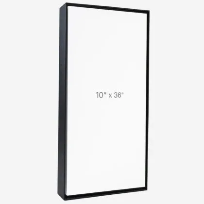 10 x 36" Floater Frame - Black - 1.5" depth
