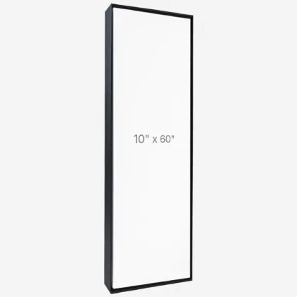 10 x 60" Floater Frame - Black - 1.5" depth