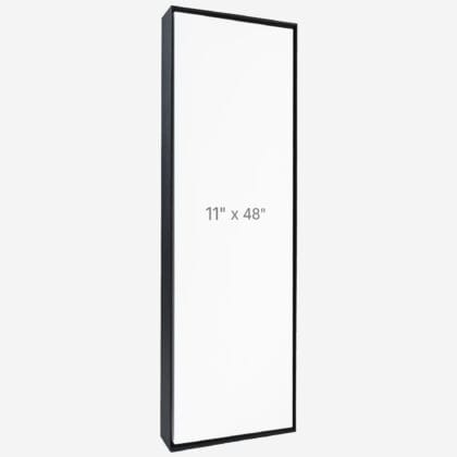 11 x 48" Floater Frame - Black - 1.5" depth
