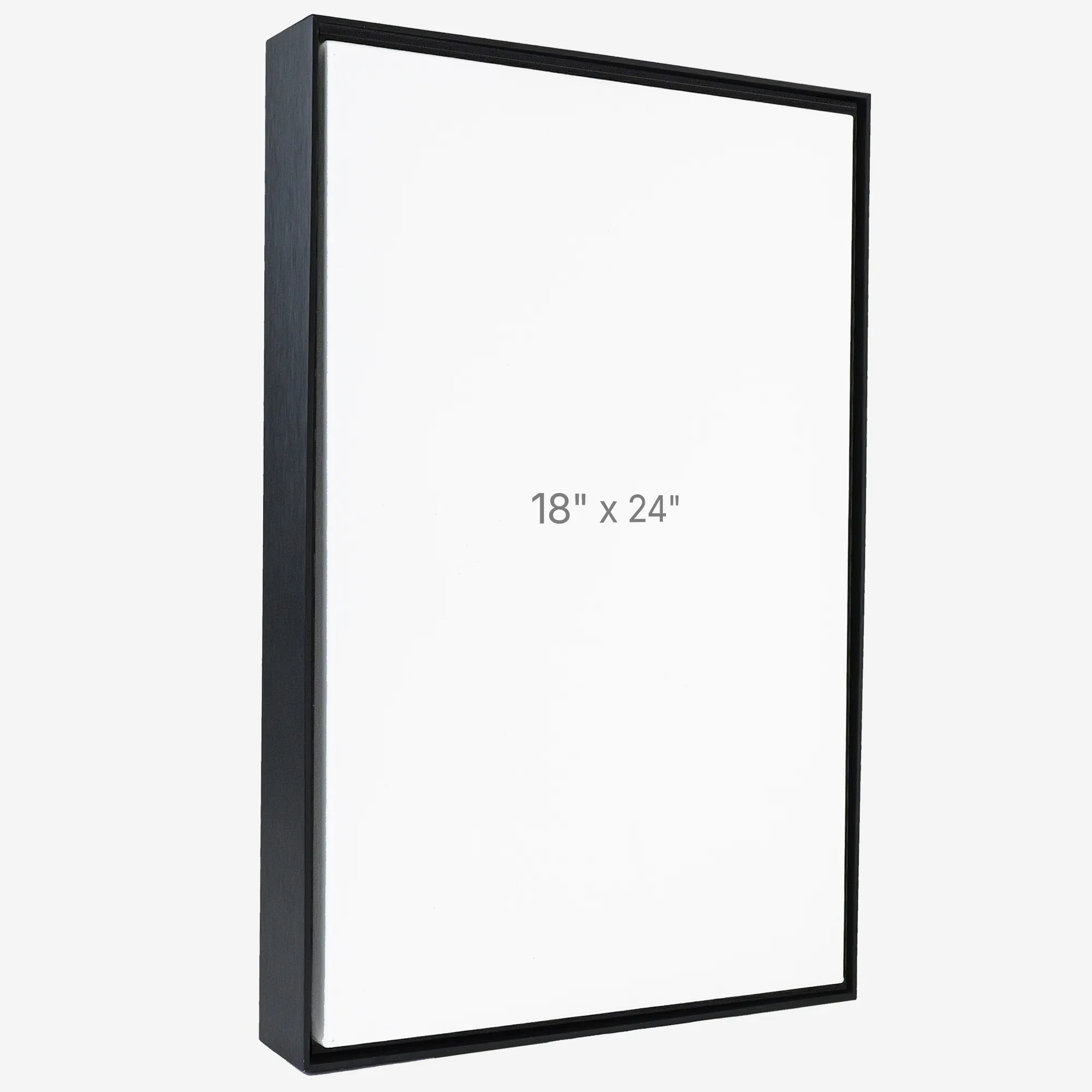 18 x 24" Floater Frame - Black - 1.5" depth