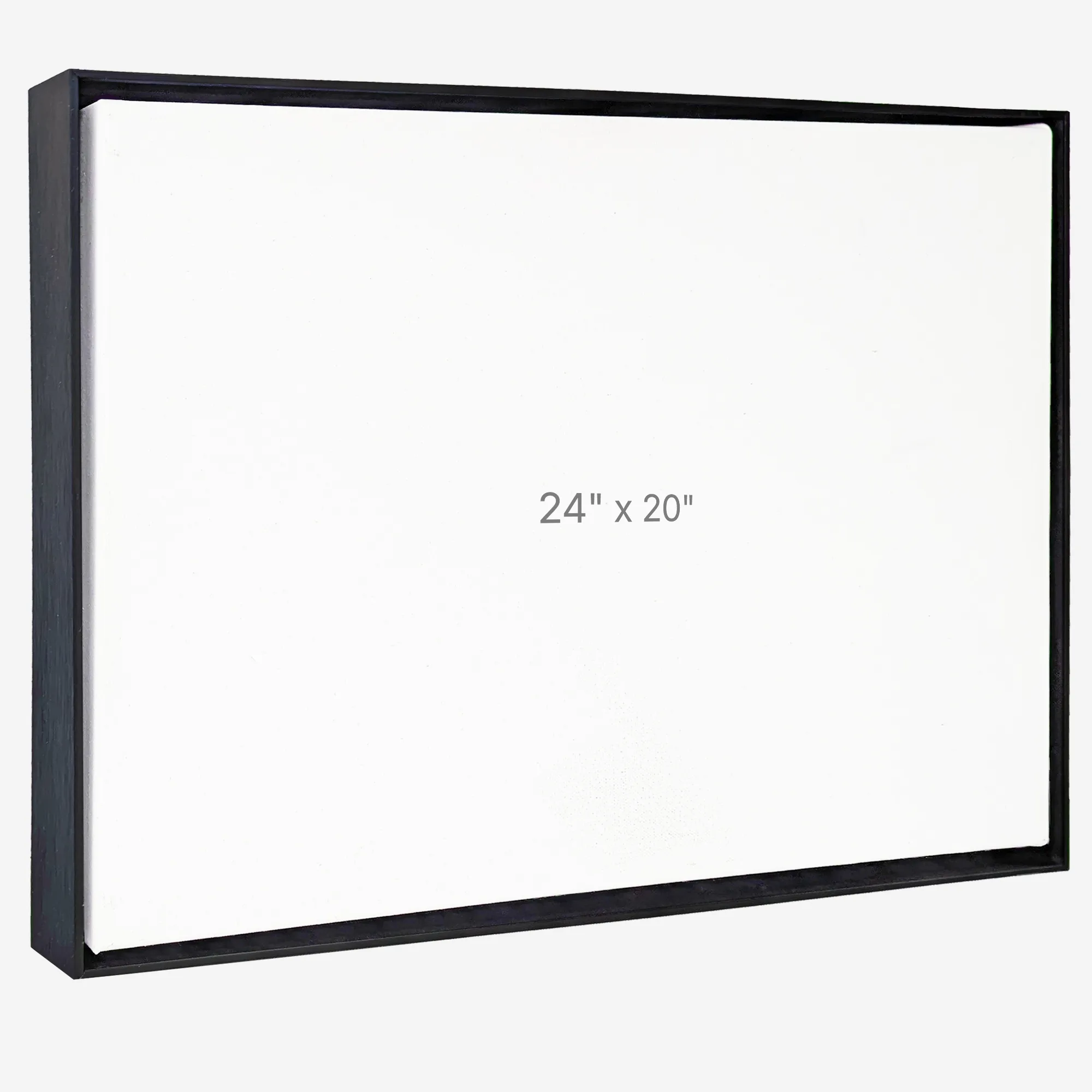 24 x 20" Floater Frame - Black - 1.5" depth