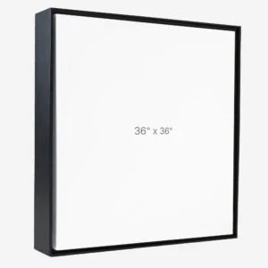 36 x 36" Floater Frame - Black - 1.5" depth