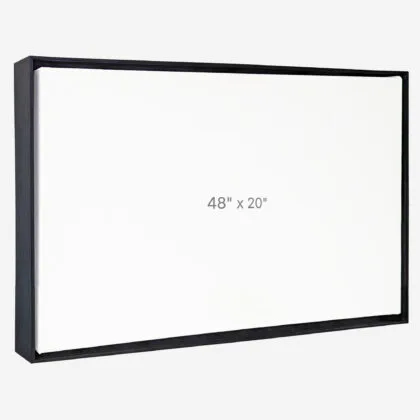 48 x 20" Floater Frame - Black - 1.5" depth