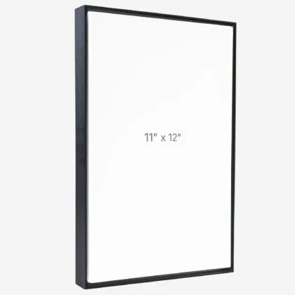 11 x 12" Floater Frame - Black - 0.75" depth
