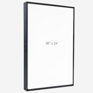 18 x 24" Floater Frame - Black - 0.75" depth
