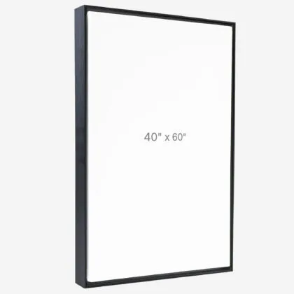 40 x 60" Floater Frame - Black - 0.75" depth