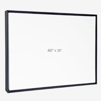 48 x 36" Floater Frame - Black - 0.75" depth