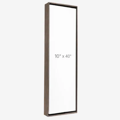 10 x 40" Floater Frame - Dark Oak - 1.5" depth