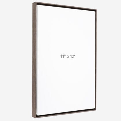 11 x 12" Floater Frame - Dark Oak - 0.75" depth