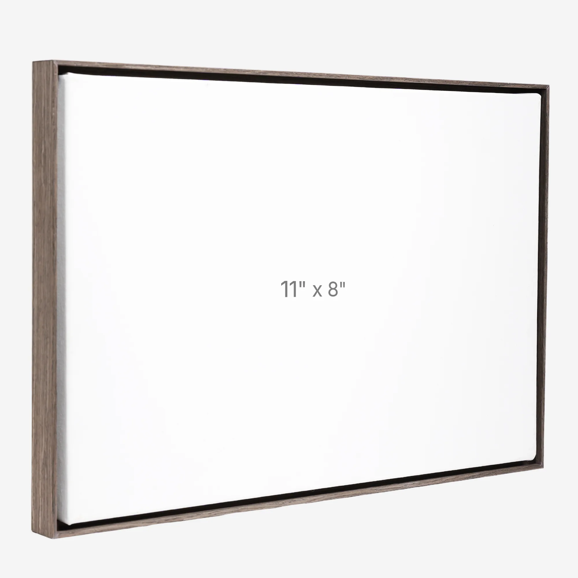 11 x 8" Floater Frame - Dark Oak - 0.75" depth