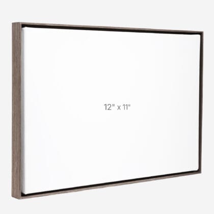 12 x 11" Floater Frame - Dark Oak - 0.75" depth