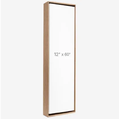 12 x 60" Floater Frame - Walnut - 1.5" depth
