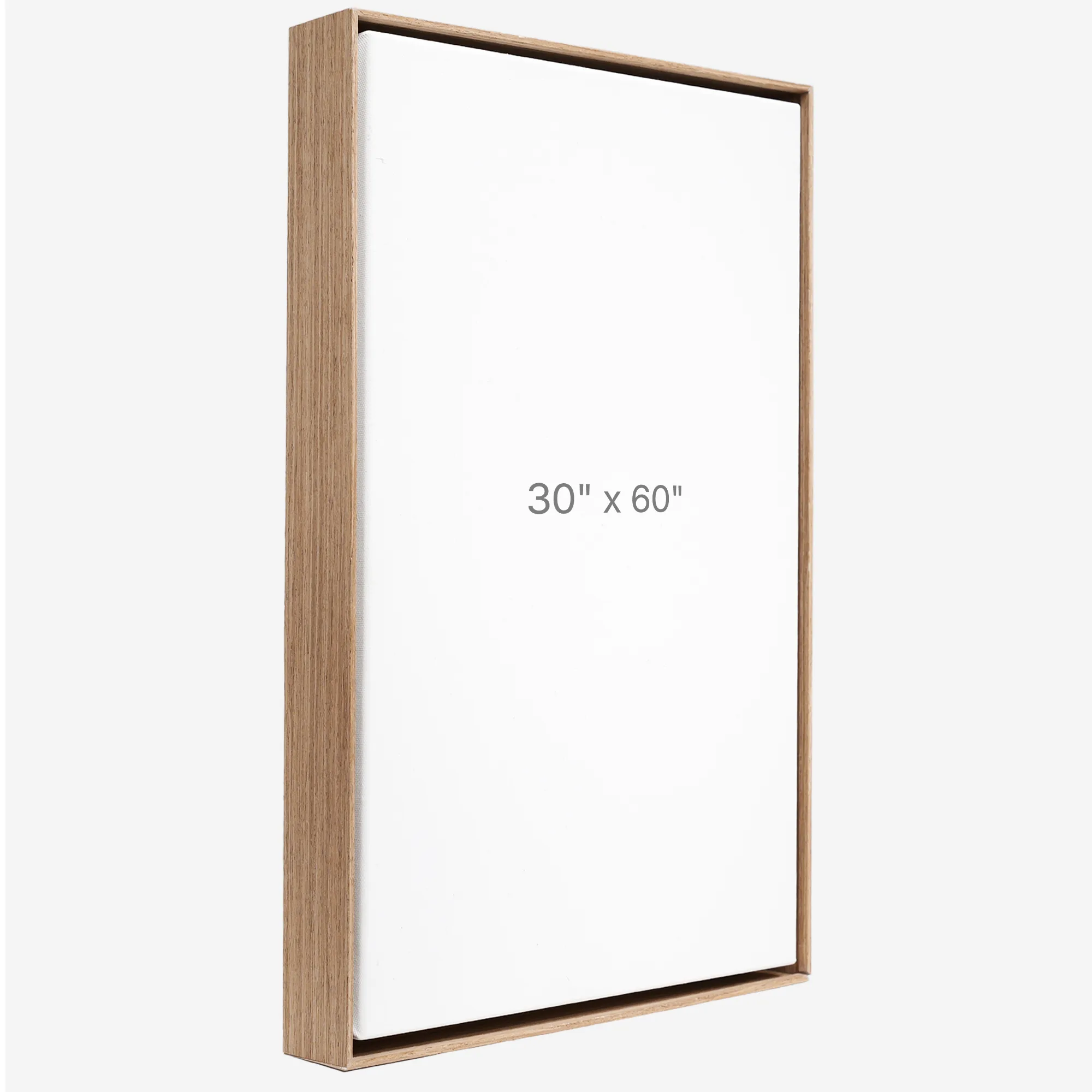 Cadre Flottant 30" x 60" - Noyer - 1.5" profond.