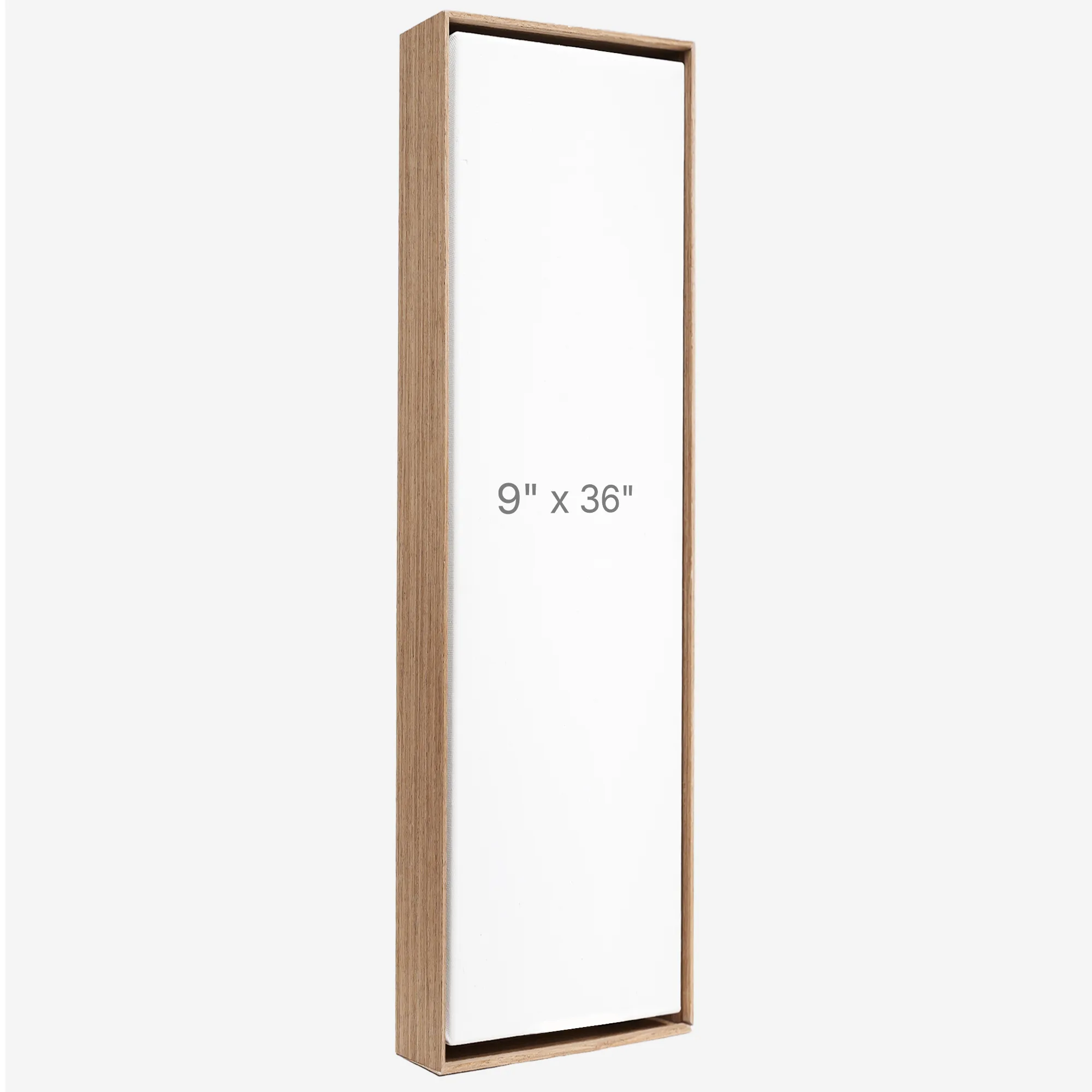 Cadre Flottant 9" x 36" - Noyer - 1.5" profond.