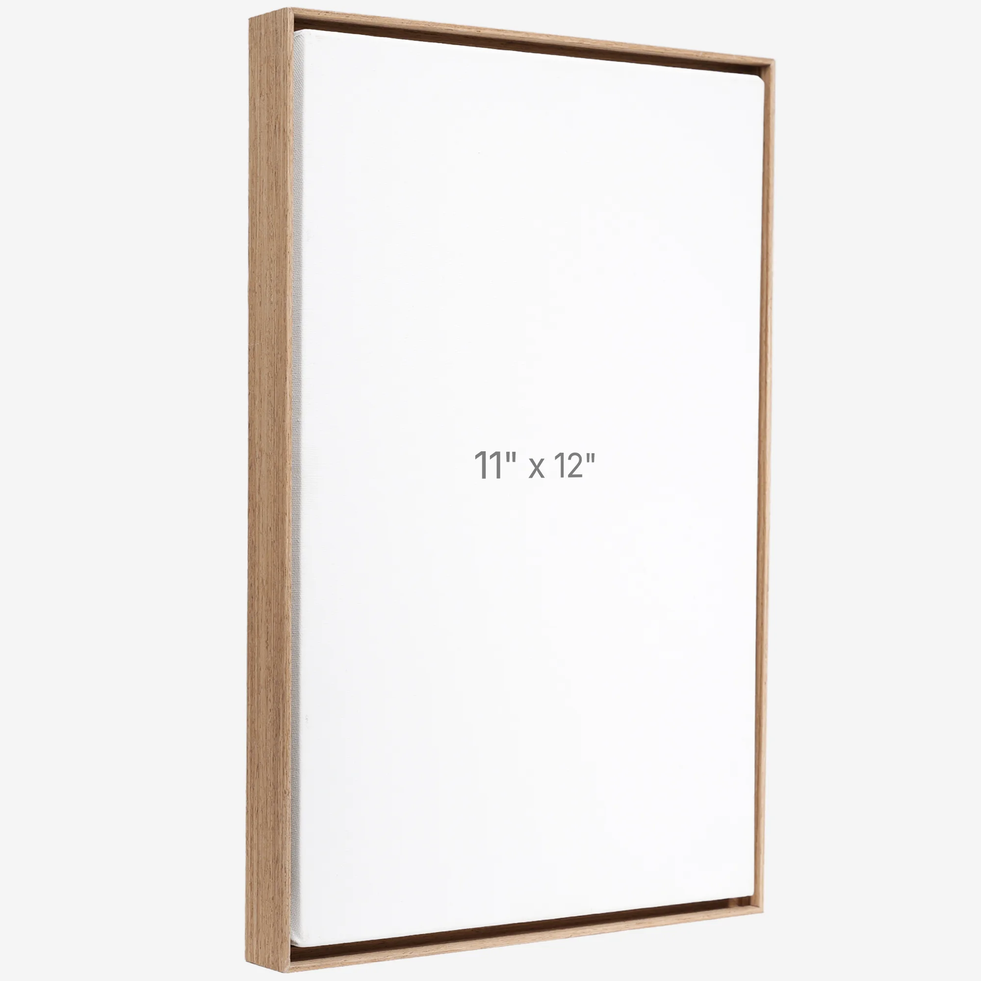 Cadre Flottant 11" x 12" - Noyer - 0.75" profond.