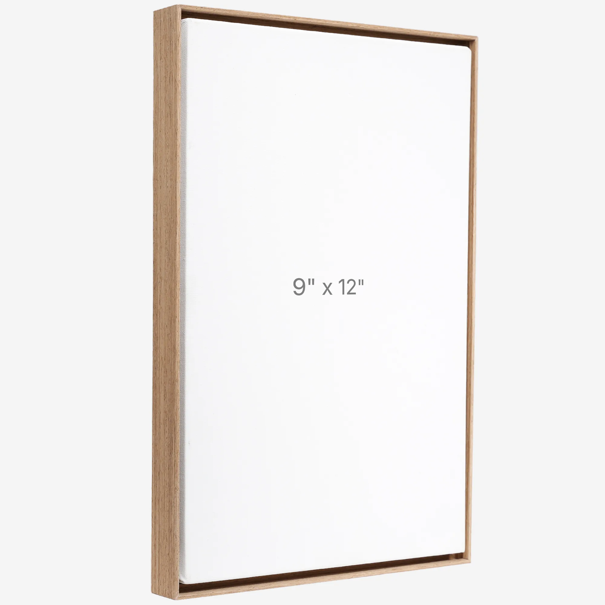 9 x 12" Floater Frame - Walnut - 0.75" depth